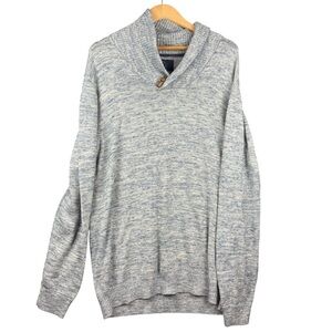 NWT Even Tide Men’s V-Neck Sweater with Toggle Closure Sz XXL